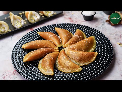 Egyptian Qatayef Recipe by SooperChef | Eid Dessert Recipes