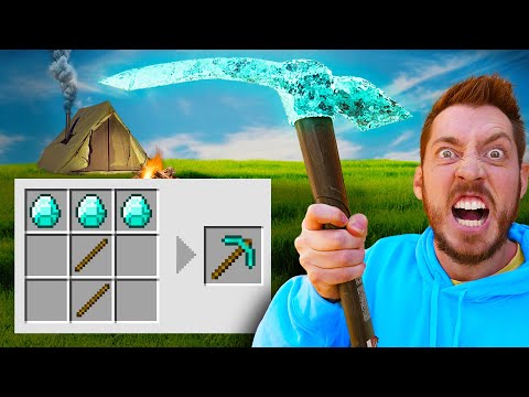 Minecraft Survival FORTS Only Using Crafting Guide!