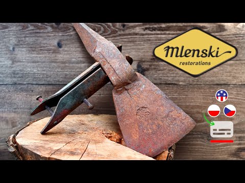 Antique fireman axe restoration