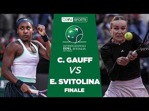 Résumé - FINALE : Coco GAUFF vs. Elina SVITOLINA (Open de Rome)