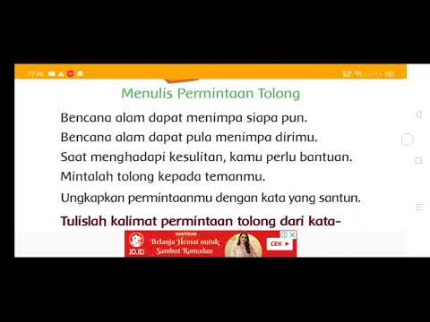 Kunci Jawaban Tema 8 Kelas 1 SD MI Halaman 182, 192, 193, 194 Subtema 4 Pbelajaran 4
