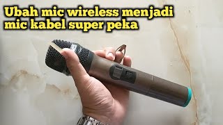 Download lagu Modify a wireless microphone into a wired microphone #wirelessmic #creativeelectronics #diy #tuto... mp3 Download lagu Modify a wireless microphone into a wired microphone #wirelessmic #creativeelectronics #diy #tuto... mp3
