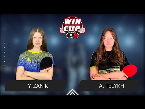 18:30 Yulianna Zanik - Anastasiia Telykh West 3 WIN CUP 18.12.2023 | TABLE TENNIS WINCUP
