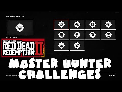ALL Master Hunter Challenges Guide - Red Dead Redemption 2