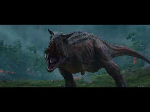 Jurassic World: Fallen Kingdom (2018) Clip "The Carnotaurus Stalks the Team at the Gyrosphere"