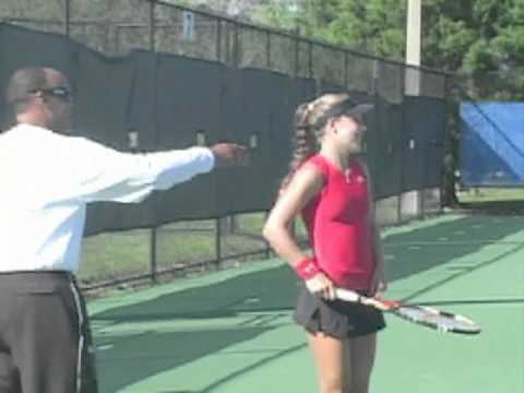 Dennis Pelegrin with Maria Shishkina at ProTennis Academy
