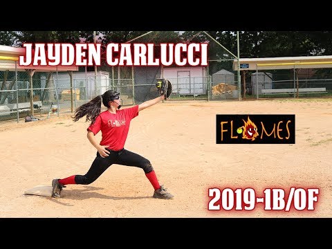 2019-1B/OF Jayden Carlucci Softball Skills Video