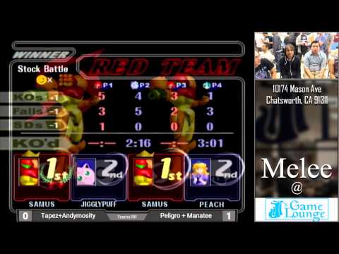 Melee at JJ's 15 - Tapez & Andymosity Vs. Peligro & Manatee - Round Robin Doubles