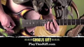 GWAR guitar lesson for PlayThisRiff.com
