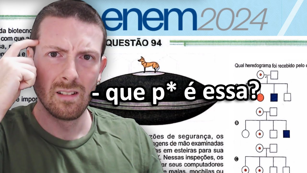 Biólogo formado vs. ENEM 2024 - Me senti burro?