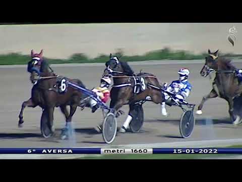 Aversa trotto 15 Gennaio 2022 - 6° Corsa