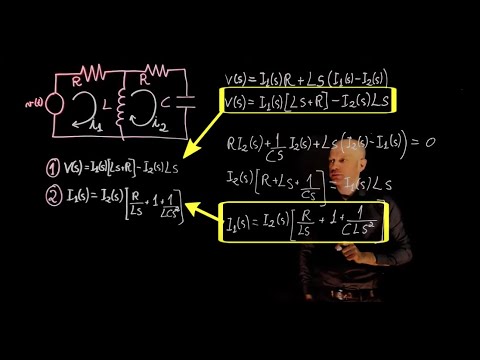 Transfer function of an LRC circuit - step by step