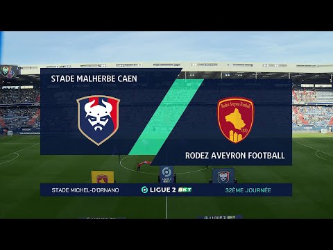SM Stade Malherbe Caen 1-0 Rodez Aveyron Football