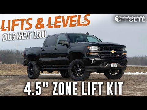 Lifts & Levels: 4.5” Zone Lift Kit 2018 Chevy 1500