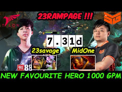 Talon 23savage Alchemist BEAST CARRY New Favourite Hero 1000 GPM  vs SMG.Midone Dota 2 pro Gameplay