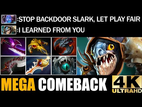 Crazy Late Game Battle Slark VS Arc Warden Epic Mega Creeps Comeback Dota 2 Pro Rank Gameplay