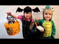 TRiCK or TREAT inside our HOUSE!! Halloween Routine safe DIY neighborhood with Mom & Dad costumes! TRiCK or TREAT inside our HOUSE!! Halloween Routine safe DIY neighborhood with Mom & Dad costumes!