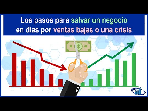 Cómo salvar tu negocio en días por ventas bajas o una crisis (Paso por paso)