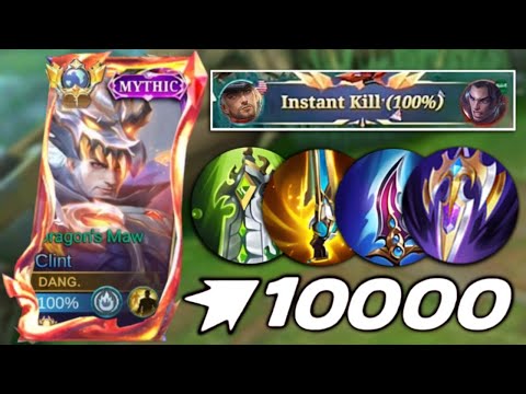 CLINT BEST HIGH DAMAGE HACK BUILD 2025!😱 THIS BUILD IS LITERALLY BROKEN! (PLS TRY THIS BUILD)