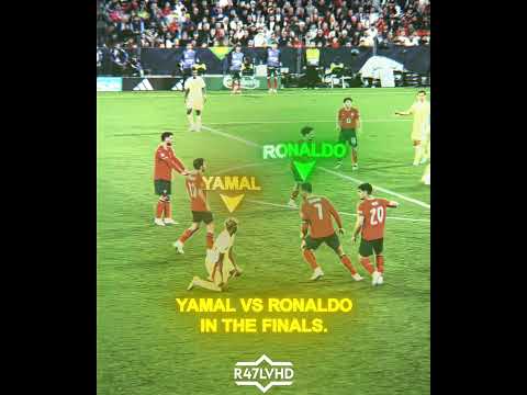 Ronaldo teaches Yamal what a GOAT looks like 🐐🔥