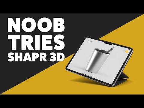 Can a Beginner Design a 3D Print with an iPad? | Shapr3D Beginner Walkthrough