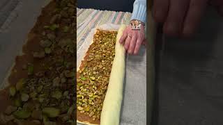 Baklava-Brötchen 🥮 mit Blätterteig - Leckeres und einfaches Rezept‼️ ❤️