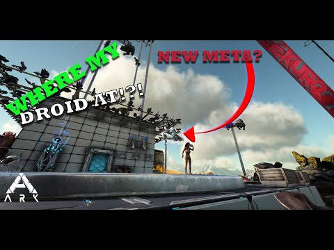 WHERE MY DROID AT!?! 3 Man PvP Servers - Ark: Survival Evolved MTS