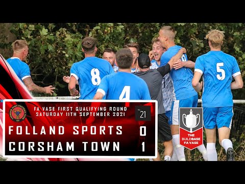 Folland Sports FC 0 V 1 Corsham Town FC  - FA Vase Match Highlights