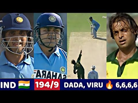 INDIA VS PAKISTAN VIDEO CON  2004 | SEHWAG, GANGULY DESTROYED PAK AND SHOIAB AKHTAR | FIGHT😱🔥
