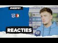 Nick Bakker en Tibor Halilovic na sc Heerenveen - Feyenoord
