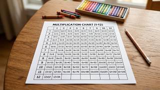 Free Multiplication Chart Worksheet Generator | Printable Times Tables Charts | TinyTreks
