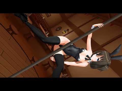 [com3d2]ポールダンス lovemore crymore バニーガール カスタムオーダーメイド3D2