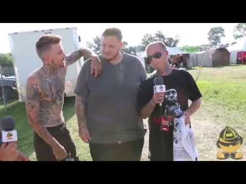 JellyRoll, Lil Wyte & Caskey at the 2014 Gathering of the Juggalos