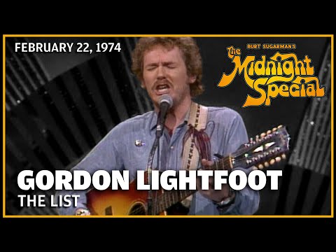 The List - Gordon Lightfoot