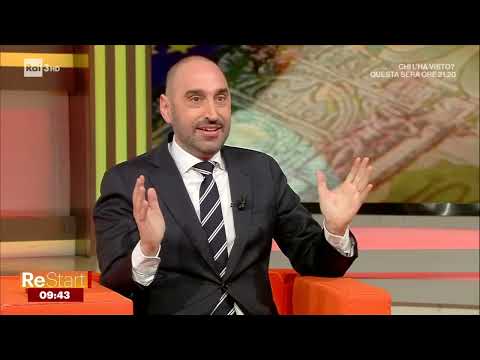 Michele Gubitosa ospite a "ReStart" Rai3 05/03/2025