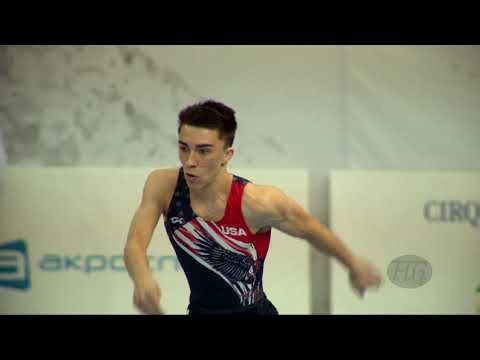 BROWN Kaden (USA) - 2018 Trampoline Worlds, St. Petersburg (RUS) - Qualification Tumbling R2