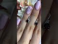 Серебряные серьги с гранатом 1.269ct