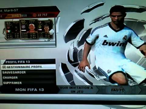 comment jouer avec son equipe modifier fifa 13