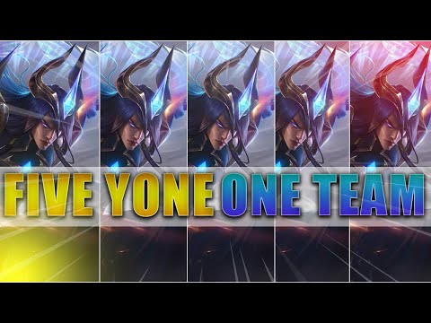 *5* YONE ON ONE TEAM?! HACKS?! INSANE! - League of Legends
