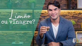 LIMÃO OU VINAGRE DE MAÇA QUAL É MELHOR PARA CONSUMO