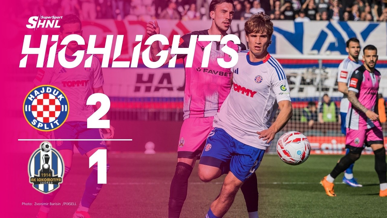 HNK Hajduk Split vs NK Lokomotiva Zagreb Highlights