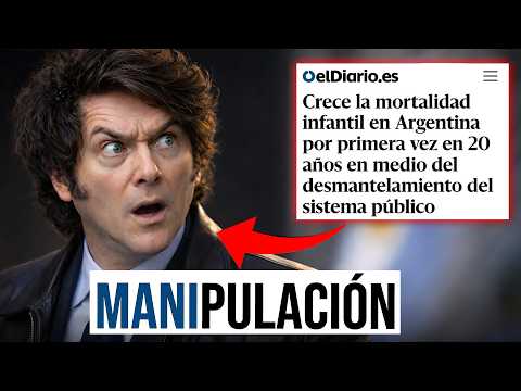 La prensa de izquierdas española recurre a la mentira para atacar a Milei