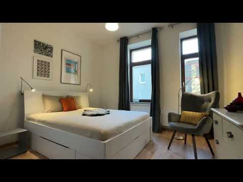 LE-2050 - Exklusive möblierte Wohnung im beliebten Bachviertel von Leipzig (mit Balkon)