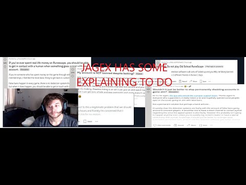 Jagex is in Denial. False bans , Botting , no Customer Support , Delusional #oldschoolrunescape