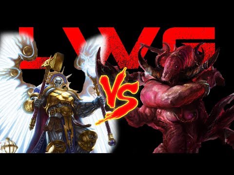 LWG: Slaanesh vs Stormcast - 2000 Points Age of Sigmar Battle Report *Competitive*