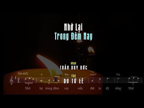 Nhớ lại trong đêm nay Sheet - Lê Uyên