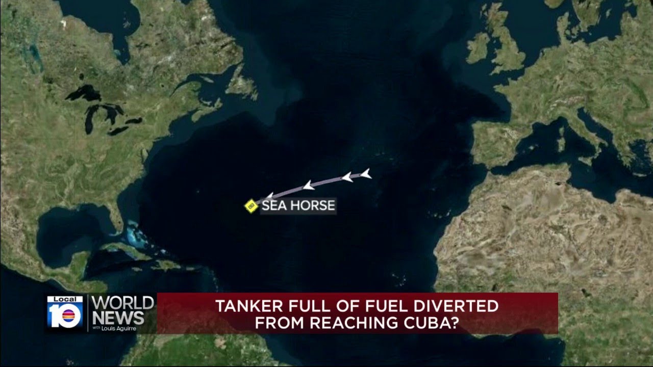 Bildquelle: Russian oil tanker unable to reach Cuba von WPLG Local 10