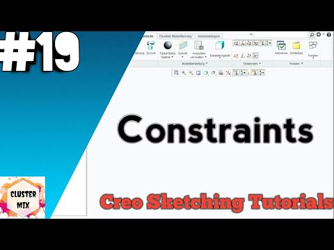 Constraints in creo || Cre sketching Tutorials