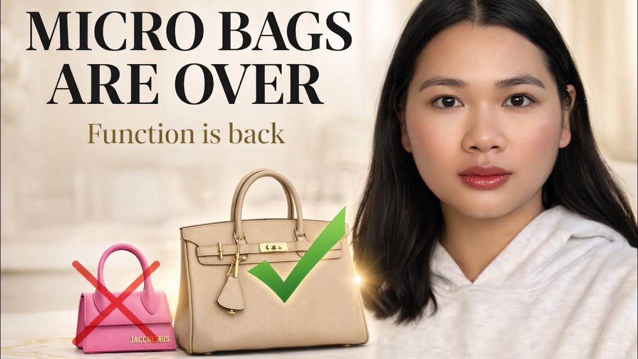 The Micro-Bag Decline: Why Functionality Is Finally Returning to High Fashion