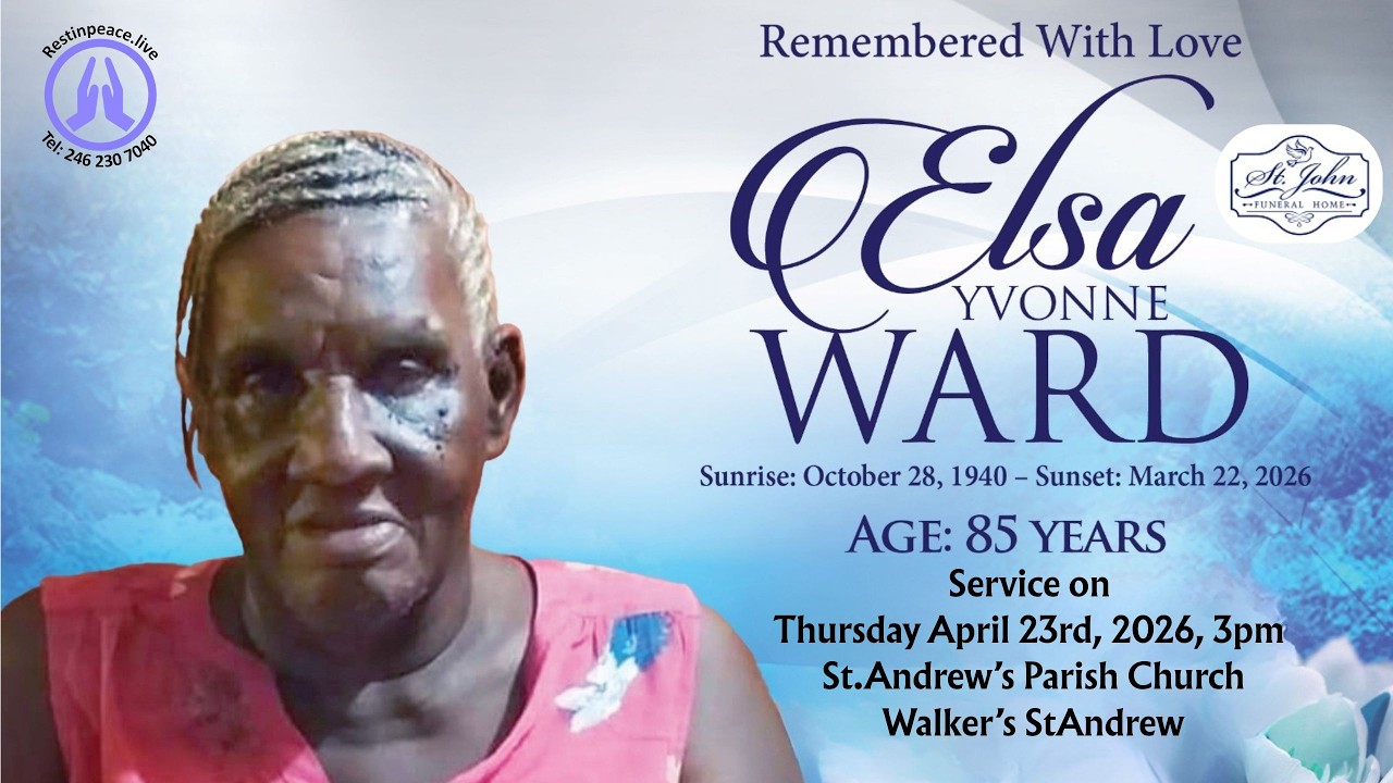 Live Stream of Funeral Service for Elsa Yvonne Ward